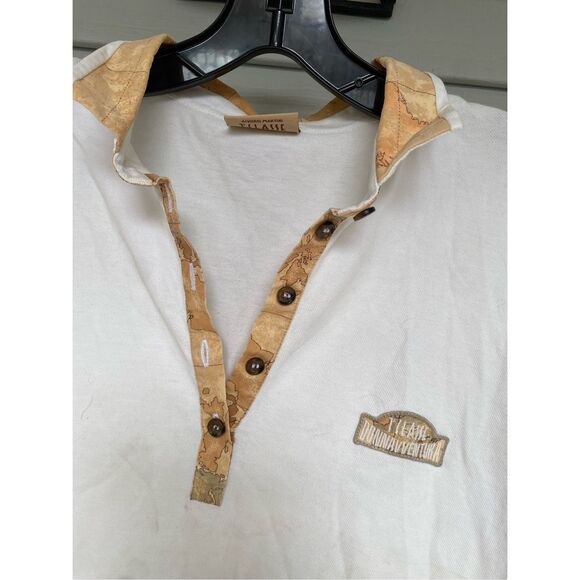 DONNAVVENTURA BY ALVIERO MARTINI 1A CLASSE White Polo Size Medium*, MSRP $191 - Picture 12 of 16